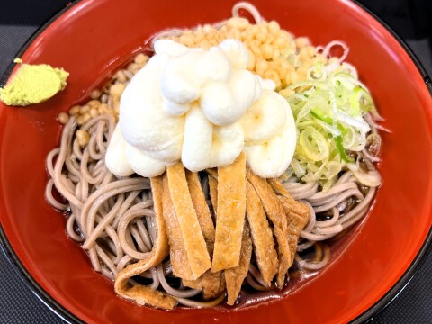 【富士そば五反田店】クーリッシュ冷やしたぬきそば 2024年8月版【店舗限定】