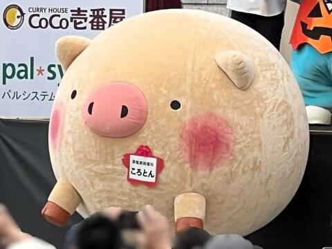 【ゆるキャラ】前橋市キャラクター「ころとん」（群馬県庁にて）【ご当地キャラカーニバルinぐんま2024】