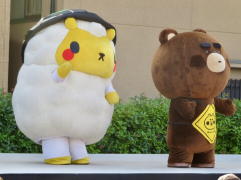 【ゆるキャラ】北海道の「ジンギスカンのジンくん」「やべーべや」（2019年10月）【ご当地キャラ博in彦根2019】