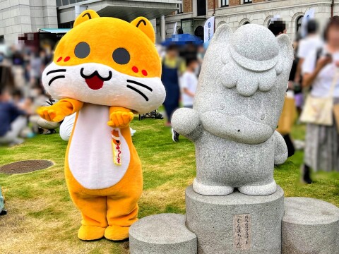 【ゆるキャラ】島根県松江市のご当地キャラ「みっくす」（群馬県庁にて）【ご当地キャラカーニバルinぐんま2024】