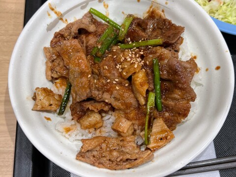 【松屋】カルビホルモン丼（2024年6月頃）【期間限定】