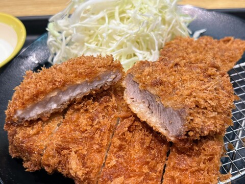 【松のや】ロースかつ＆牛かつ1枚定食（2024年6月）【期間限定】