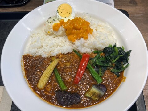 【マイカリー食堂専門店】ポテタマ ツナと豆の出汁カレー（季節の野菜入り）2024年7月【期間限定】