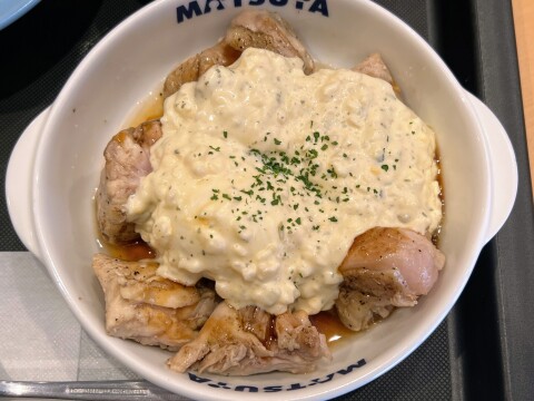 【松屋】「ごろごろチキンの和風タルタル定食」 2024年3月【店舗限定】