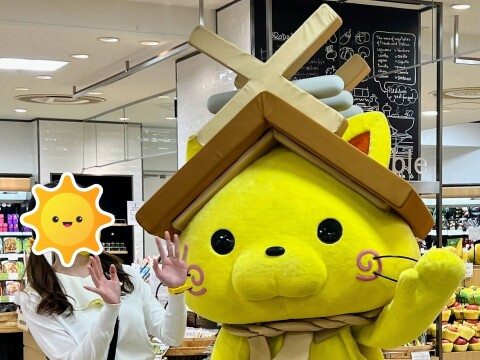 【ゆるキャラ】しまねっこ、伊勢丹浦和店に現る（2023年3月）