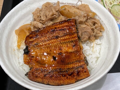 【松屋】「うなぎコンボ牛めし」 2024年7月【期間限定】
