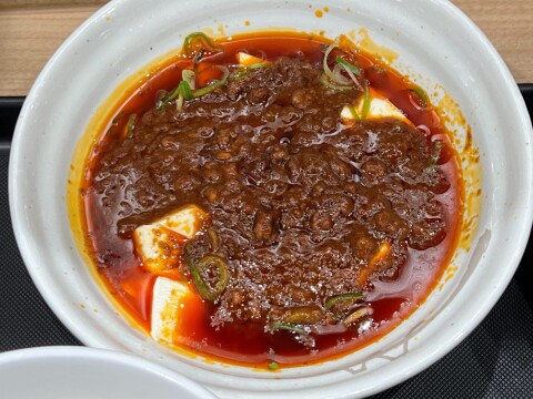【松屋】本格四川風麻婆豆腐定食（2025年5月）【期間限定】