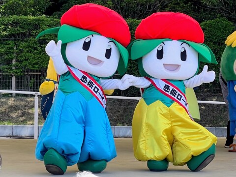 【ゆるキャラ】埼玉県伊奈町の「伊奈ローズちゃん」「伊奈ローズくん」 2025年5月版【伊奈町バラ園 2025バラまつり】
