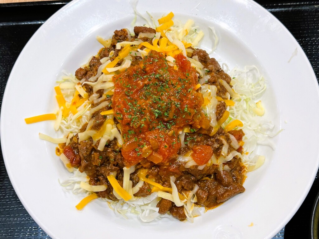 【マイカリー食堂】タコライス（松のや併設店限定） 2024年6月【期間限定】