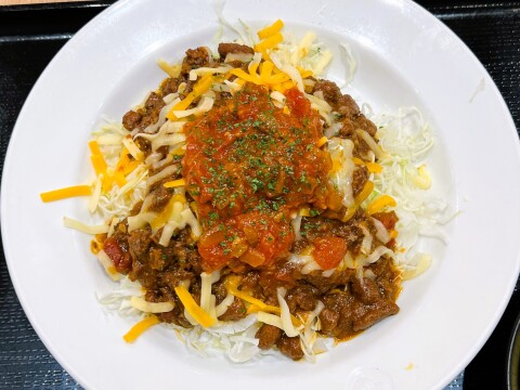 【マイカリー食堂】タコライス（松のや併設店限定） 2024年6月【期間限定】