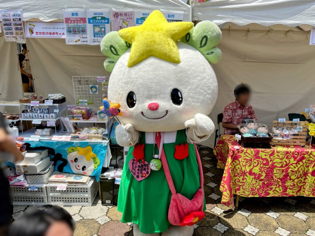 【ゆるキャラ】岩手県陸前高田市の「たかたのゆめちゃん」【ふっかちゃんバースデイぱーちぃ2024】