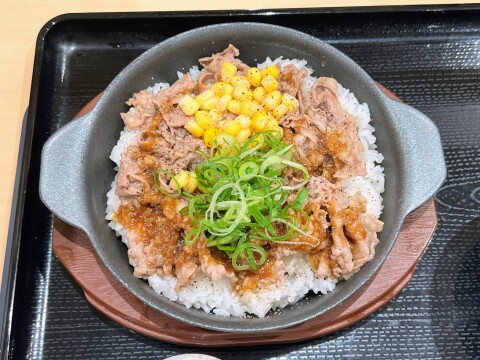 【松屋】「鉄皿牛肉バターライス」690円版（2025年7月）【期間限定】
