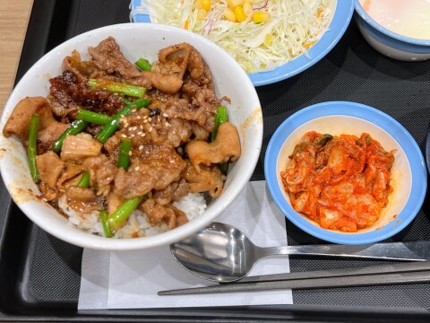 【松屋】「カルビホルモン丼」（2025年8月）【期間限定】