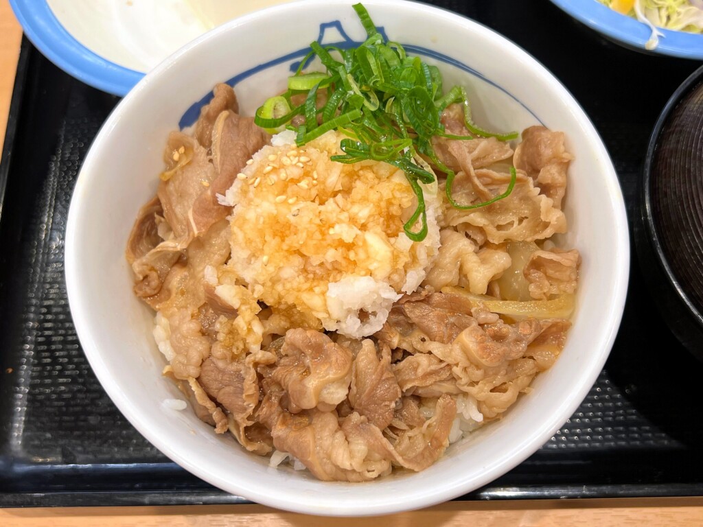 【松屋】定番人気メニューの一角「鬼おろしポン酢牛めし」【定番商品】