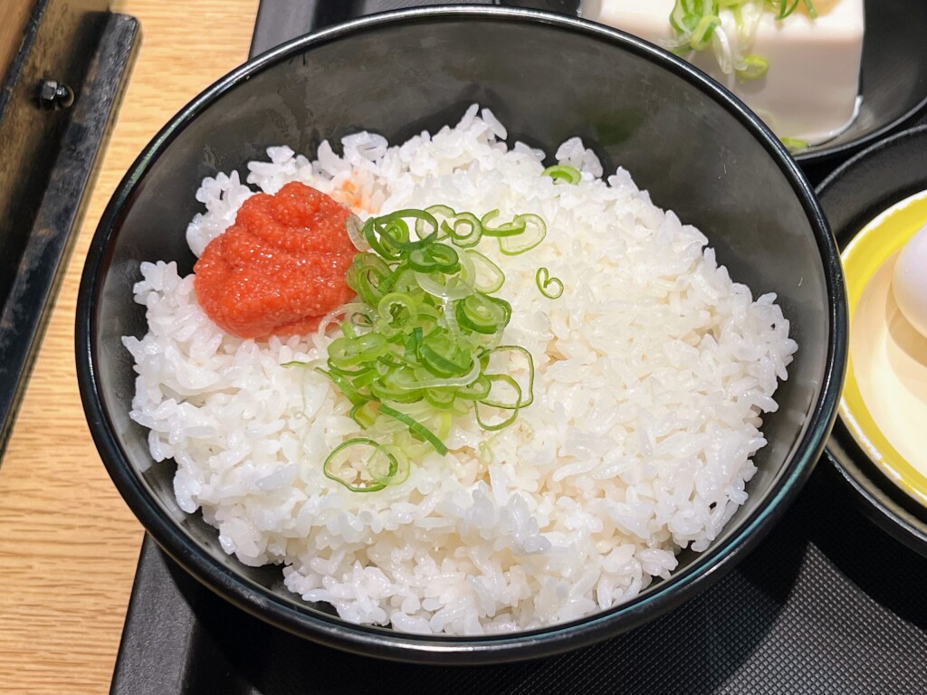 【松のや】「明太ごはん定食」（2025年10月）【過去の朝メニュー】