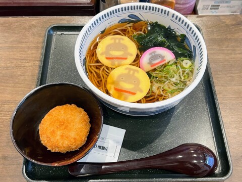 【本家しぶそば】「さばコロッケそば」のるるんチーズ2枚・のるるんかまぼこ1両付き（2025年12月下旬）【渋谷道玄坂店】