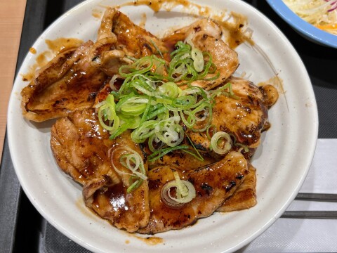 【松屋】「ロースとカルビの炙り十勝豚丼」（2025年8月・店舗限定販売時）【過去の限定メニュー】