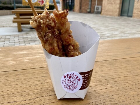 【ご当地グルメ】道の駅キララ多岐のオリジナル鶏唐!「キラチキ」(2022年1月撮影)【島根県出雲市】