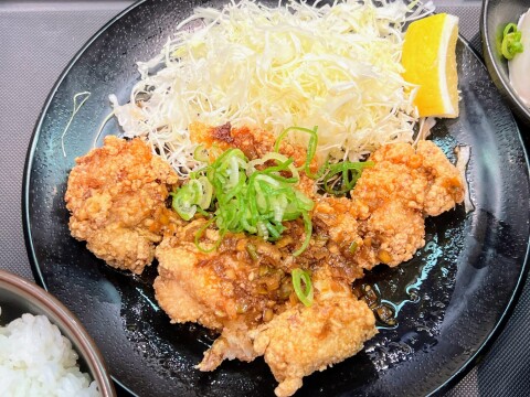 【松のや】「油淋鶏定食（5個）」（2024年8月）【期間限定】