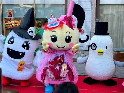 【ゆるキャラ】「34周年記念イベント アコスちゃん生誕祭キャラクターフェスティバル」の思い出（2026年2月21日）【埼玉県草加市/アコス専門店街/アコスちゃん/他7名】