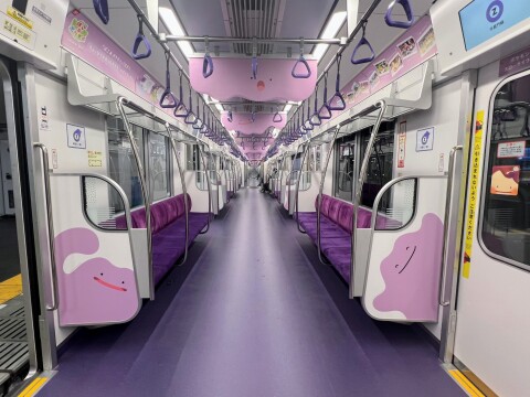 【東京メトロ半蔵門線】「ぽこ あ ポケモン」広告貸切電車（2026年3月）【ポケモン/メタモン】