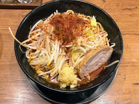 【ジャンクガレッジ】「痺辛味噌ラーメン 鬼越え」（2026年2月撮影）【期間限定】