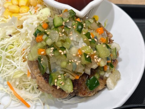 【松屋】「やたら漬け和風ハンバーグ定食」（2026年5月）【店舗限定】