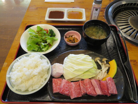 【ご当地グルメ】島根和牛専門レストラン「シャトー弥山」：島根和牛ロース定食（2020年1月撮影）【島根県出雲市】